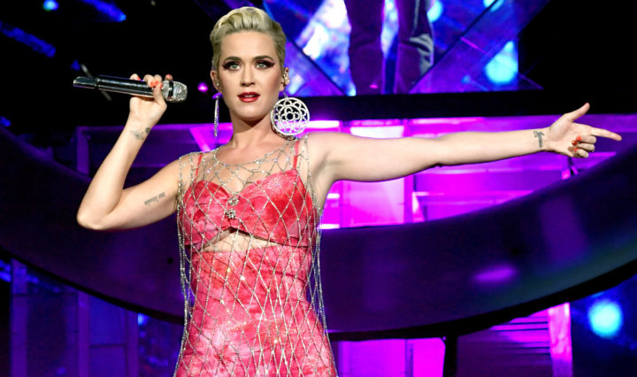INDIO, CA - APRIL 14:  Katy Perry performs onstage with Zedd at Coachella Stage during the 2019 Coachella Valley Music And Arts Festival on April 14, 2019 in Indio, California.  (Photo by Kevin Winter/Getty Images for Coachella)